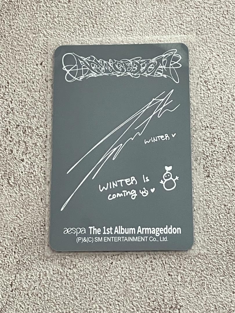 Amazon.co.jp: aespa ウィンター アメリカ 特典 ターゲット Armageddon